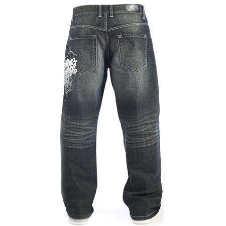 Wrung - Jean Baggy Wrung Writer Noir