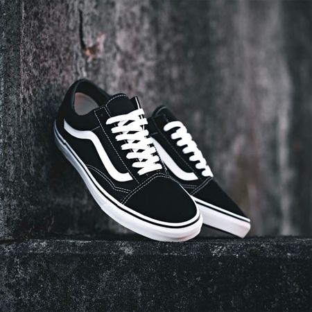 Vans - Baskets Old Skool D3HY28 Negro Blanco