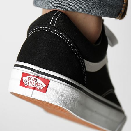 Vans - Baskets Old Skool D3HY28 Negro Blanco