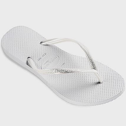 Havaianas - Chanclas de mujer Slim Blanco