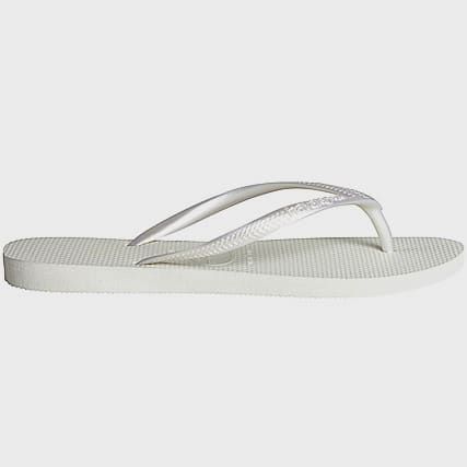 Havaianas - Chanclas de mujer Slim Blanco