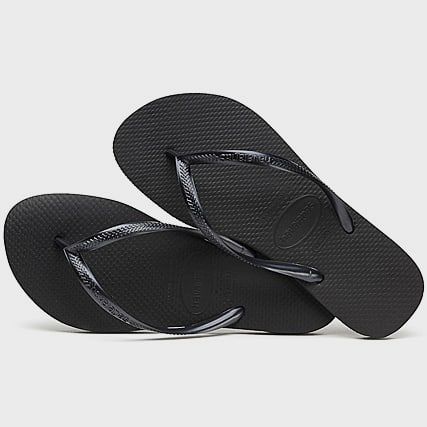 Havaianas - Chanclas Slim Black Mujer