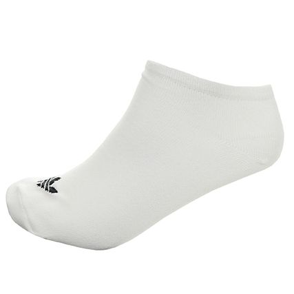 Adidas Originals - Lote de 3 Pares de Calcetines Invisibles Trefoil Liner S20273 Blanco