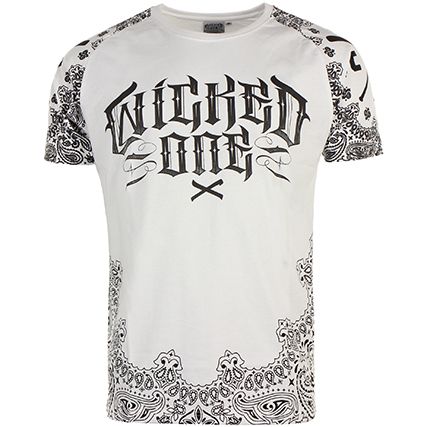 Wicked One - Tee Shirt Compton Blanc