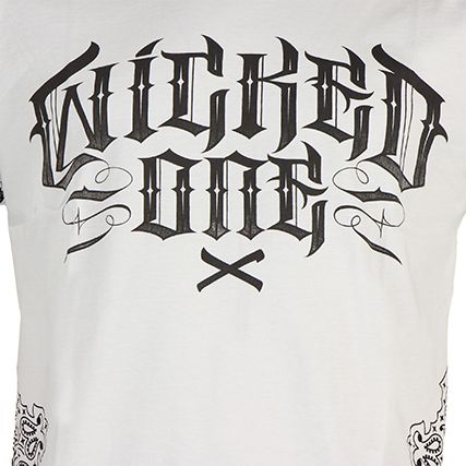 Wicked One - Tee Shirt Compton Blanc
