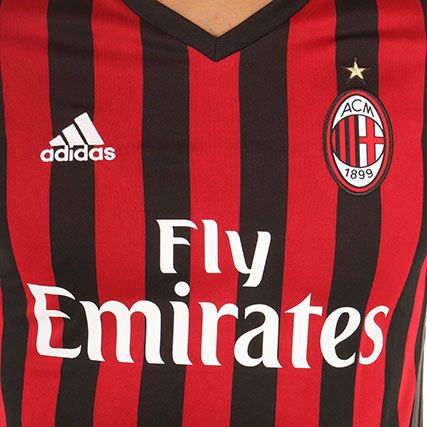 Adidas Performance - Maillot AC Milan H Rouge AP7964 Noir