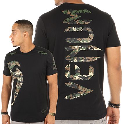 Venum - Camiseta Original Giant Negro Camuflaje