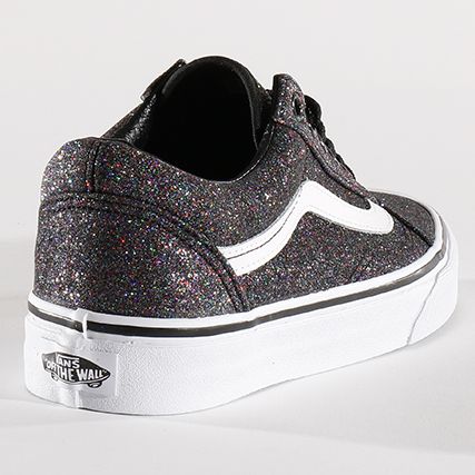 Vans - Baskets Femme Old Skool Glitter VA38G1Q7E Rainbow Black
