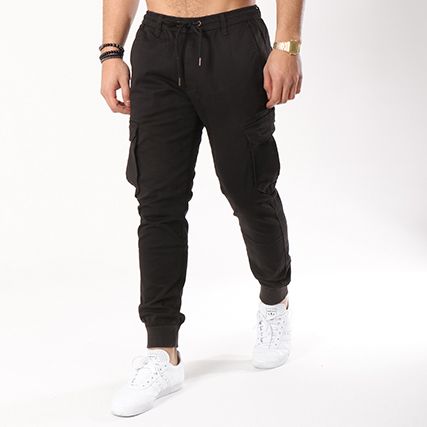 Reell Jeans - Pantalón cargo Reflex Rib Negro