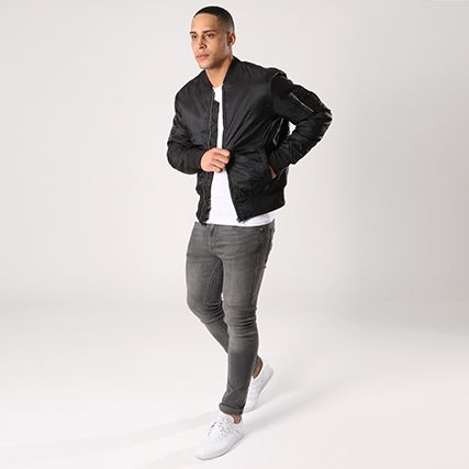 Urban Classics - Bomber TB861 Negro