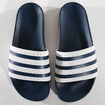Adidas Originals - Chanclas Adilette G16220 Adiblue Blanco