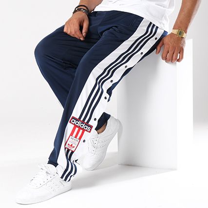 Adidas Originals - Pantalon Jogging Avec Bandes Adibreak CZ0678 Bleu Marine