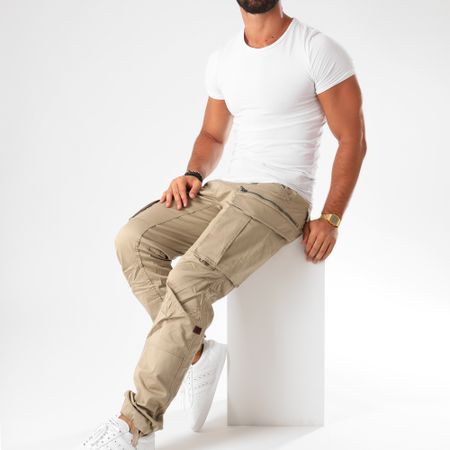 G-Star - Rovic Zip 3D Tapered Pantalones cargo D02190-5126 Beige