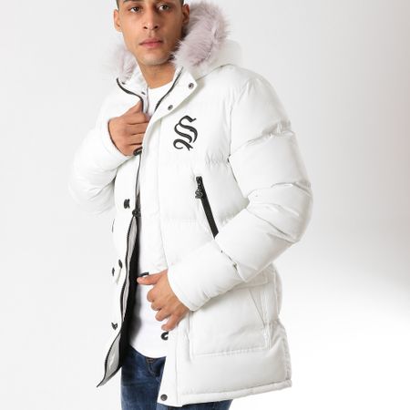 Sinners Attire - Parka Fourrure Rush Blanc