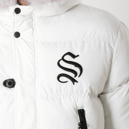 Sinners Attire - Parka Fourrure Rush Blanc