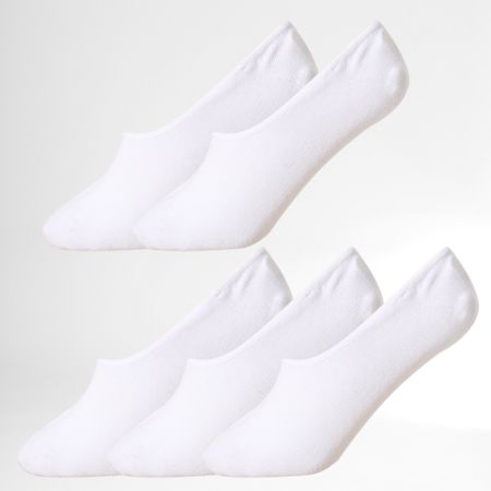 Jack And Jones - 5 Pares De Calcetines Multi Blancos Básicos