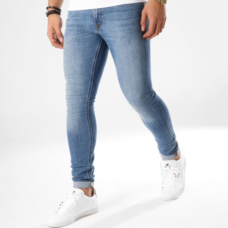 Jack And Jones - Vaqueros Tom Original Blue Denim Super Skinny Fit