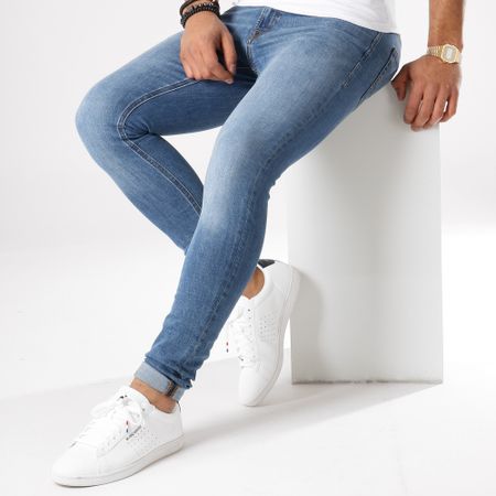Jack And Jones - Vaqueros Tom Original Blue Denim Super Skinny Fit
