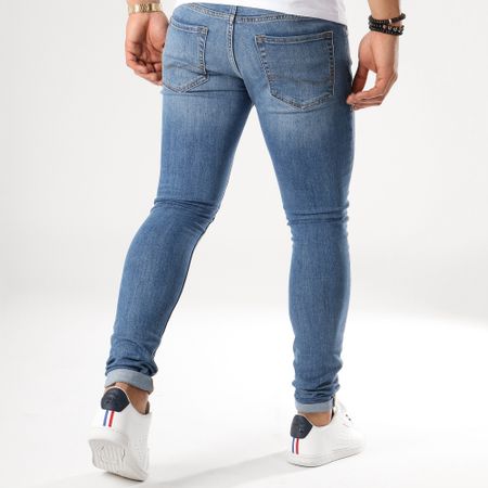 Jack And Jones - Vaqueros Tom Original Blue Denim Super Skinny Fit