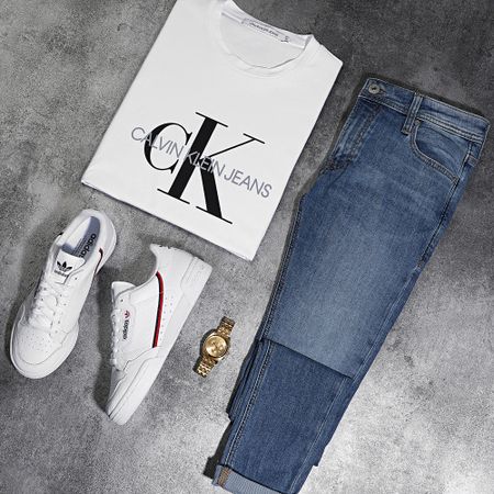Jack And Jones - Vaqueros Tom Original Blue Denim Super Skinny Fit