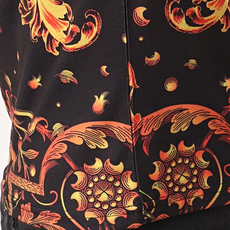 John H - Tee Shirt TSM-14 Noir Jaune Renaissance 