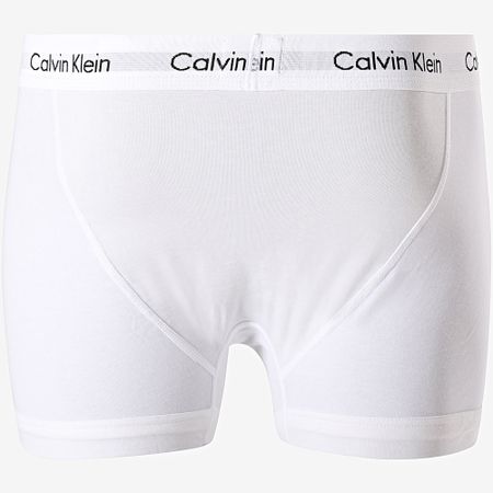 Calvin Klein - Juego de 3 bóxers de algodón elástico U2662G Blanco