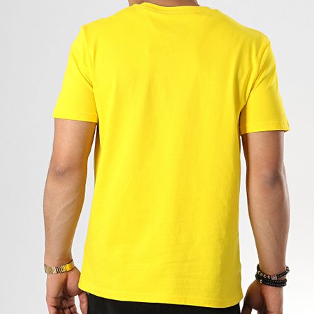 DC Comics - Camiseta con logotipo amarillo