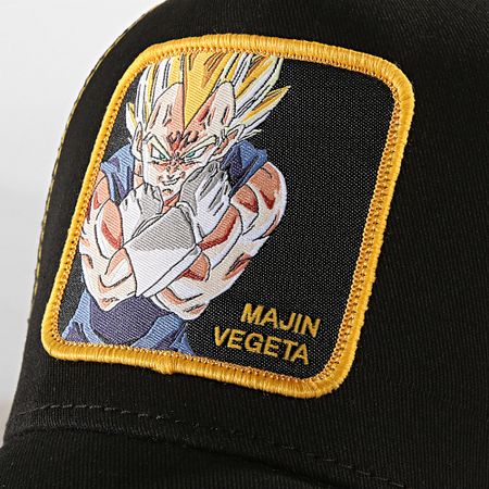 Capslab - Majin Vegeta Trucker Cap Negro