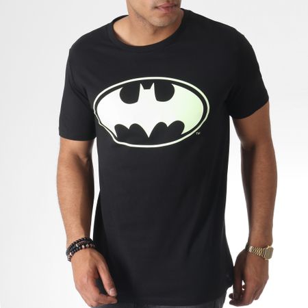 DC Comics - Glow In The Dark Batman Camiseta Negro