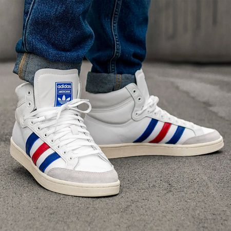 Adidas Originals - Baskets Americana Hi EF2803 Footwear White Collegiate Royal Scarlet