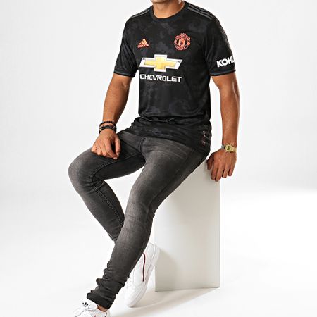 Adidas Performance - Maillot De Foot Manchester United 3 ED7390 Noir Corail