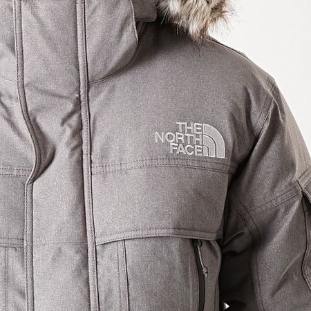 The North Face - Parka Fourrure MC Murdo 2 Gris Chiné Noir