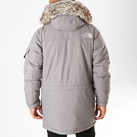 The North Face - Parka Fourrure MC Murdo 2 Gris Chiné Noir