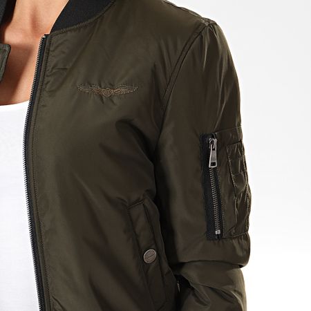 Bombers Original - Bomber Max Mujer Caqui Verde