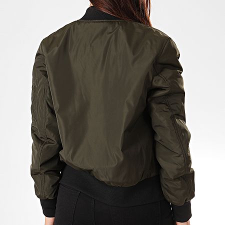 Bombers Original - Bomber Max Mujer Caqui Verde