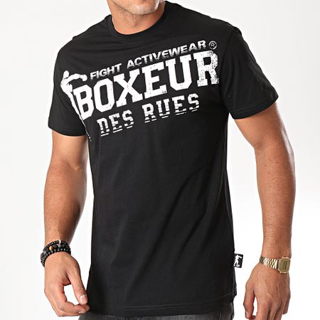 Boxeur Des Rues - Camiseta 2486 Negra