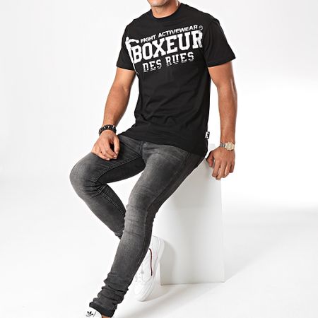 Boxeur Des Rues - Camiseta 2486 Negra