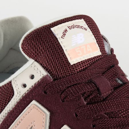New Balance - Zapatillas Mujer Classics 574 Burdeos Rosa