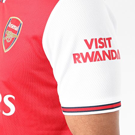 Adidas Performance - Maillot De Foot A Bandes Arsenal FC EH5637 Rouge Blanc