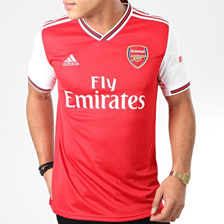 Adidas Performance - Maillot De Foot A Bandes Arsenal FC EH5637 Rouge Blanc