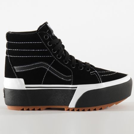 Vans - Baskets Femme Sk8 Hi Stacked BTWLF9 Suede Black Gum