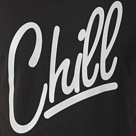 Luxury Lovers - Camiseta Chill Reflectante Negra