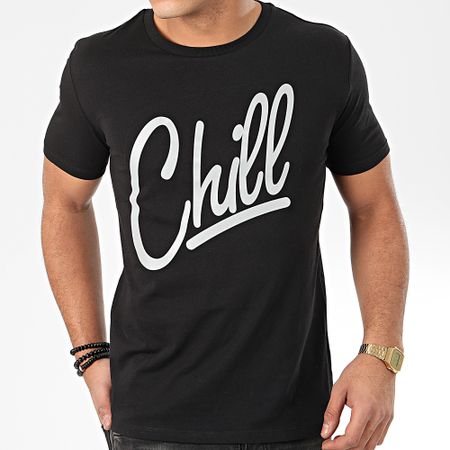 Luxury Lovers - Camiseta Chill Reflectante Negra