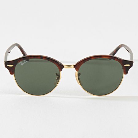 Ray-Ban - Lunettes De Soleil Clubround Classic 0RB4246 Havane