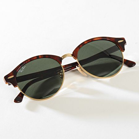 Ray-Ban - Lunettes De Soleil Clubround Classic 0RB4246 Havane
