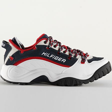 Tommy Jeans - Baskets Tommy Heritage 0374 Red White Blue