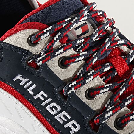 Tommy Jeans - Baskets Tommy Heritage 0374 Red White Blue