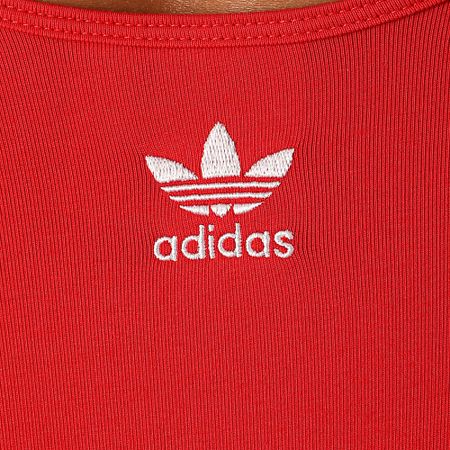 Adidas Originals - Body Débardeur Femme A Bandes FM2575 Rouge