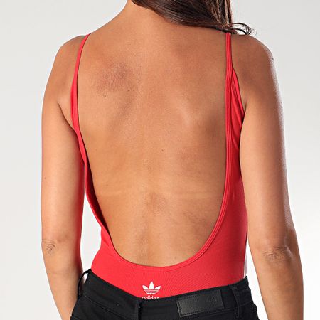 Adidas Originals - Body Débardeur Femme A Bandes FM2575 Rouge