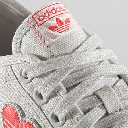 Adidas Originals - Baskets Femme Nizza Trefoil EF5074 Cryo White Shock Red Core Black